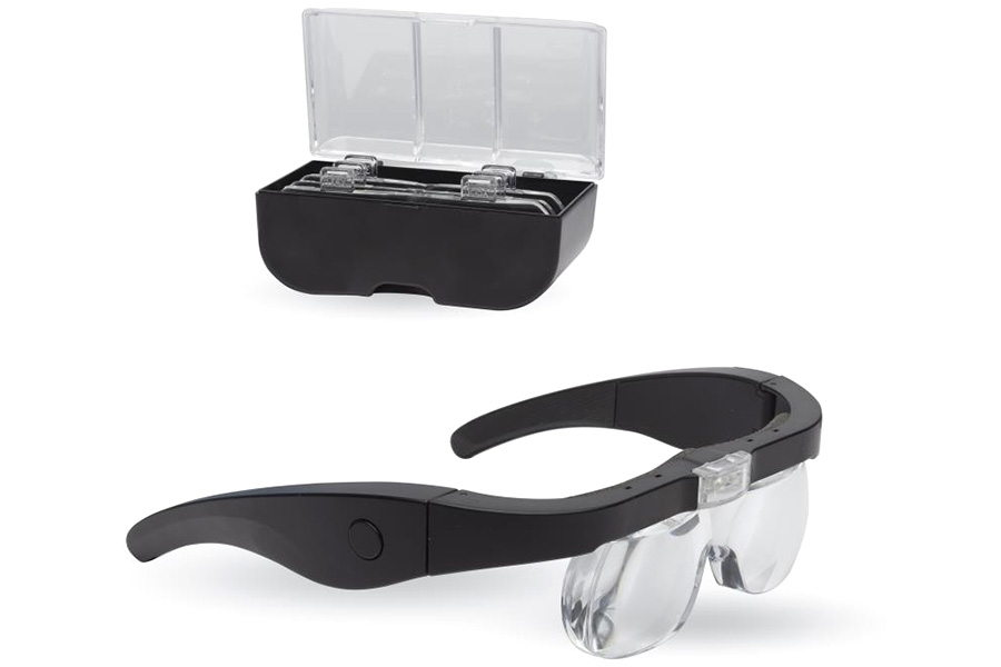 RC Radiostyrt Pro LED Magnifier Glasses w. 4 Lenses - ModelCraft