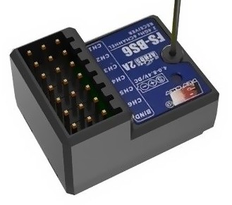 RC Radiostyrt Receiver FlySky FS-BS6 6CH 2.4GHz AFHDS 2A 4.0-8.4V