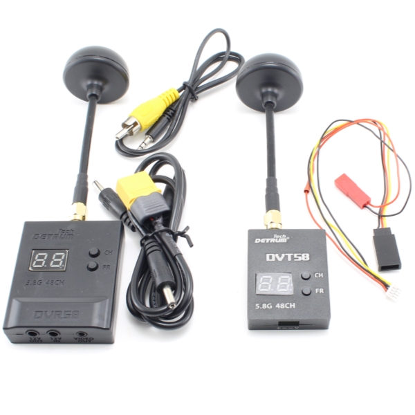 RC Radiostyrt DTM-DV600 - 5,8Ghz Video transmission system - DVR58 + DVT58 600mW