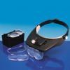 Versatile Headband Magnifier, 4 lenses and light - ModelCraft