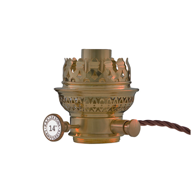 Imitationsbr&auml;nnare 14&rsquo;&rsquo;&rsquo; E14, antik, textilsladd, 3786H2P fr&aring;n Fotogenlampor.se