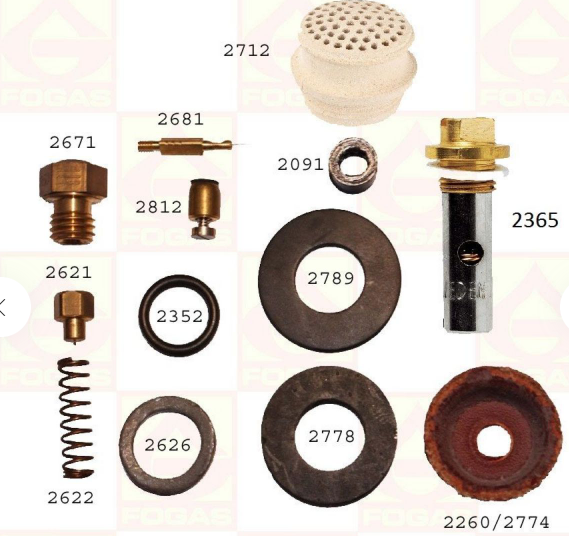 Servicesats till Optimus 350 och 1350 26-28151 från Fotogenlampor.se