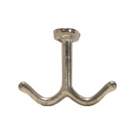 Upph&auml;ngning krok dubbel aluminium AL.DU.28313 fr&aring;n Fotogenlampor.se