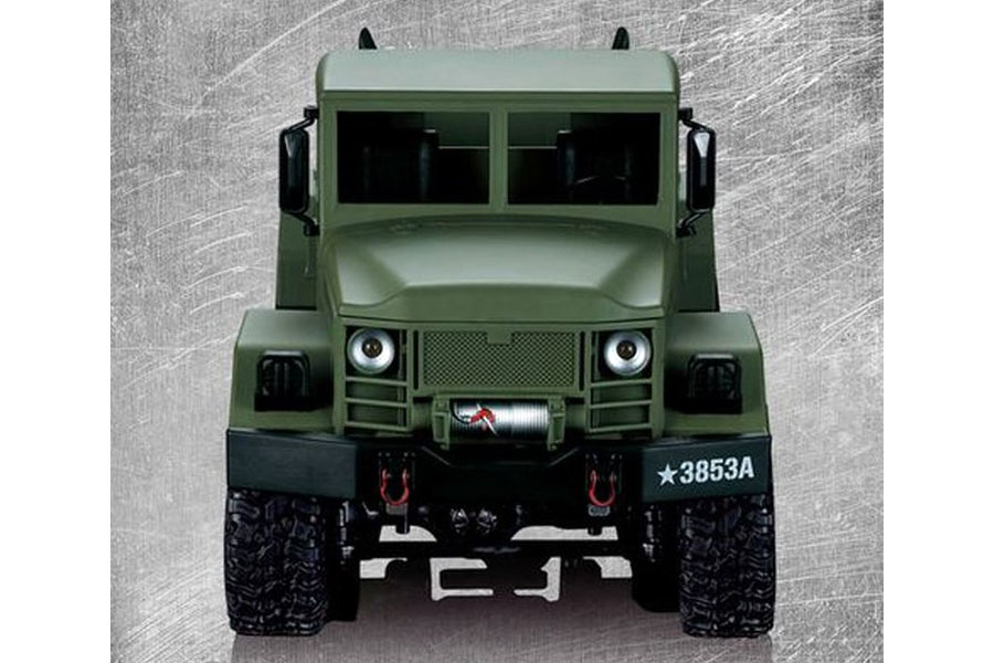 Radiostyrt militär fordon - U.S. Military Truck Grön - 2,4Ghz - RTR