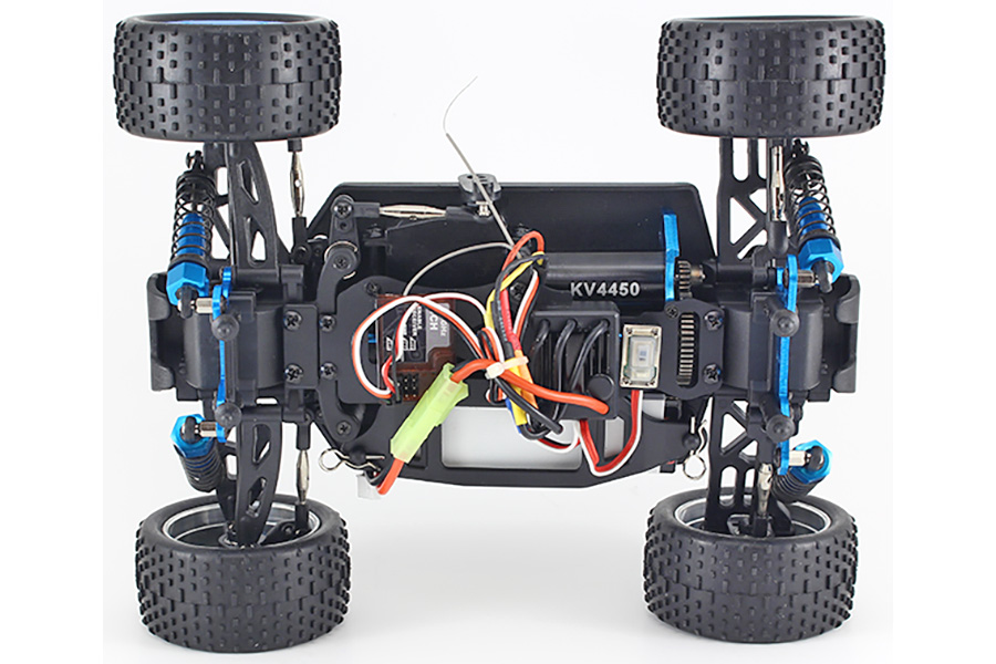 Thumbnail 680 f�r Radiostyrda bilar - 1:16 - Himoto Ext-16 4wd BL - Flame - 2,4Ghz - RTR