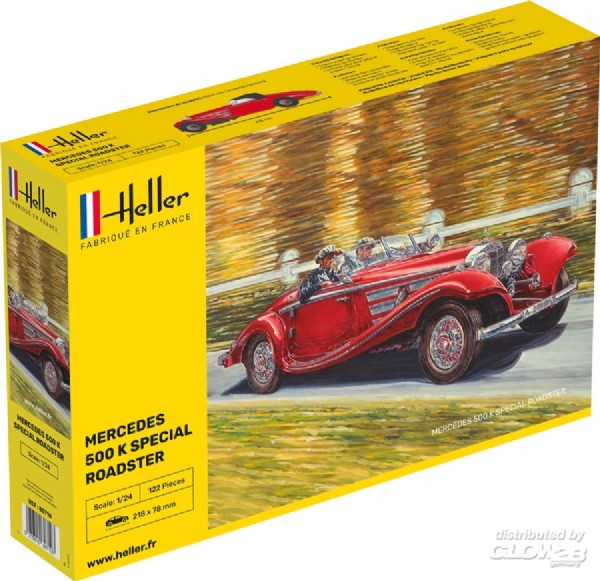 Heller 80159 - Modellino da Costruire, Auto Citroen 11 CV, Scala 1