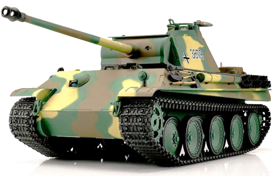 Radiostyrd stridsvagn - 1:16 - Panther Tank G - 2,4Ghz - BB+IR - RTR