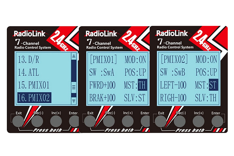 Sändarpaket - 6CH 2,4Ghz - RadioLink RC6GS V3 Gyro Digital Telemetry