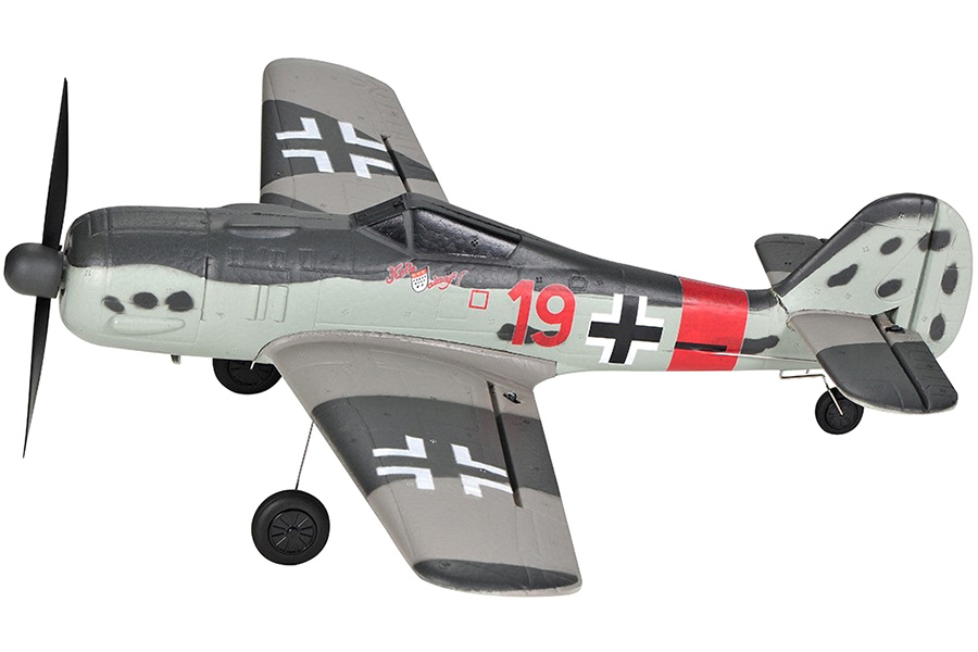Radiostyrt flygplan - Mini FW190 BL TopRC - 4 kanals - 2,4Ghz - SRTF