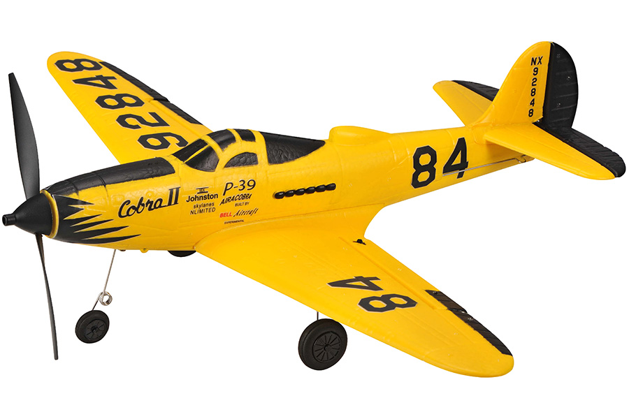 Radiostyrt flygplan - Mini FW190 BL TopRC - Gul - 4 kanals - 2,4Ghz - SRTF