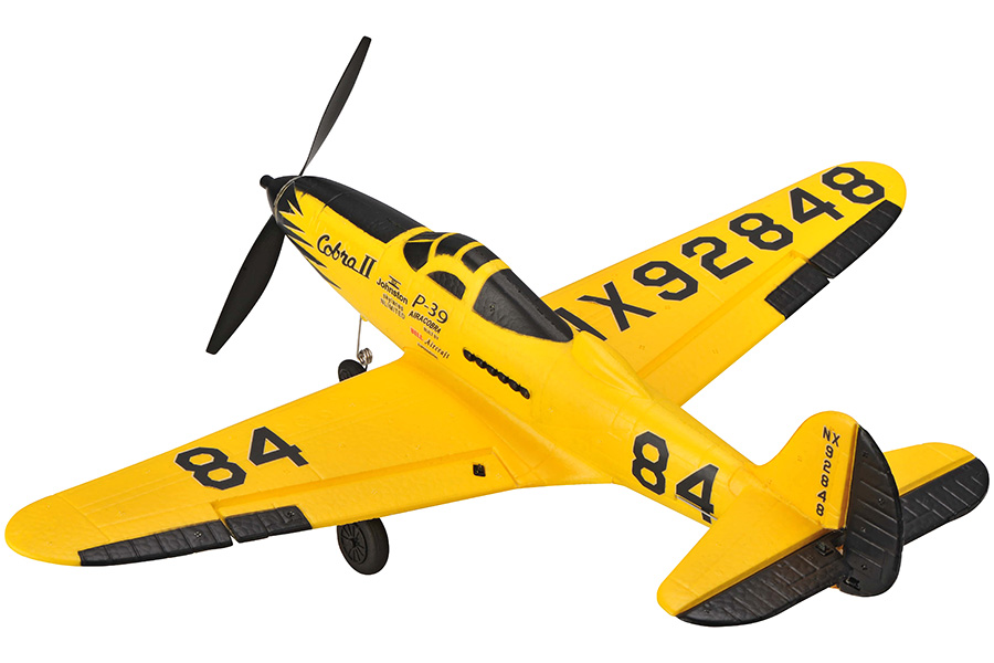 Radiostyrt flygplan - Mini FW190 BL TopRC - Gul - 4 kanals - 2,4Ghz - SRTF