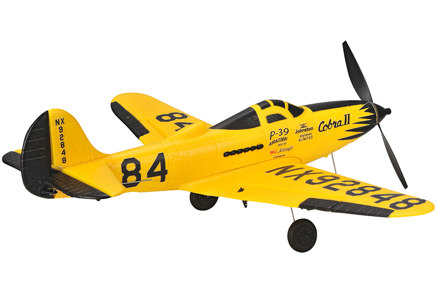 Radiostyrt flygplan - Mini FW190 BL TopRC - Gul - 4 kanals - 2,4Ghz - SRTF