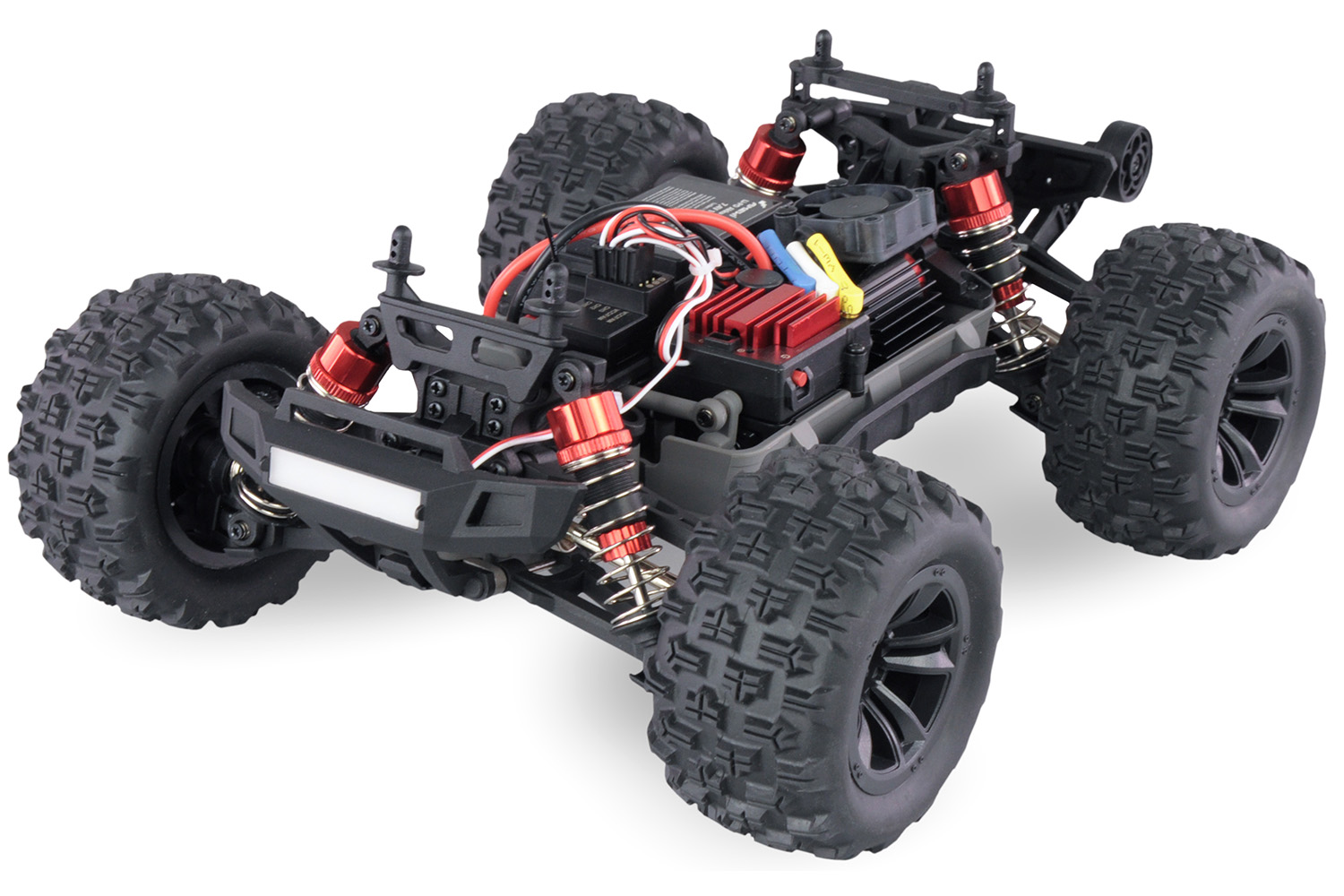 Radiostyrd bil - 1:16 - Hyper GO MT brushless 4wd - 2,4Ghz - Blåröd - RTR
