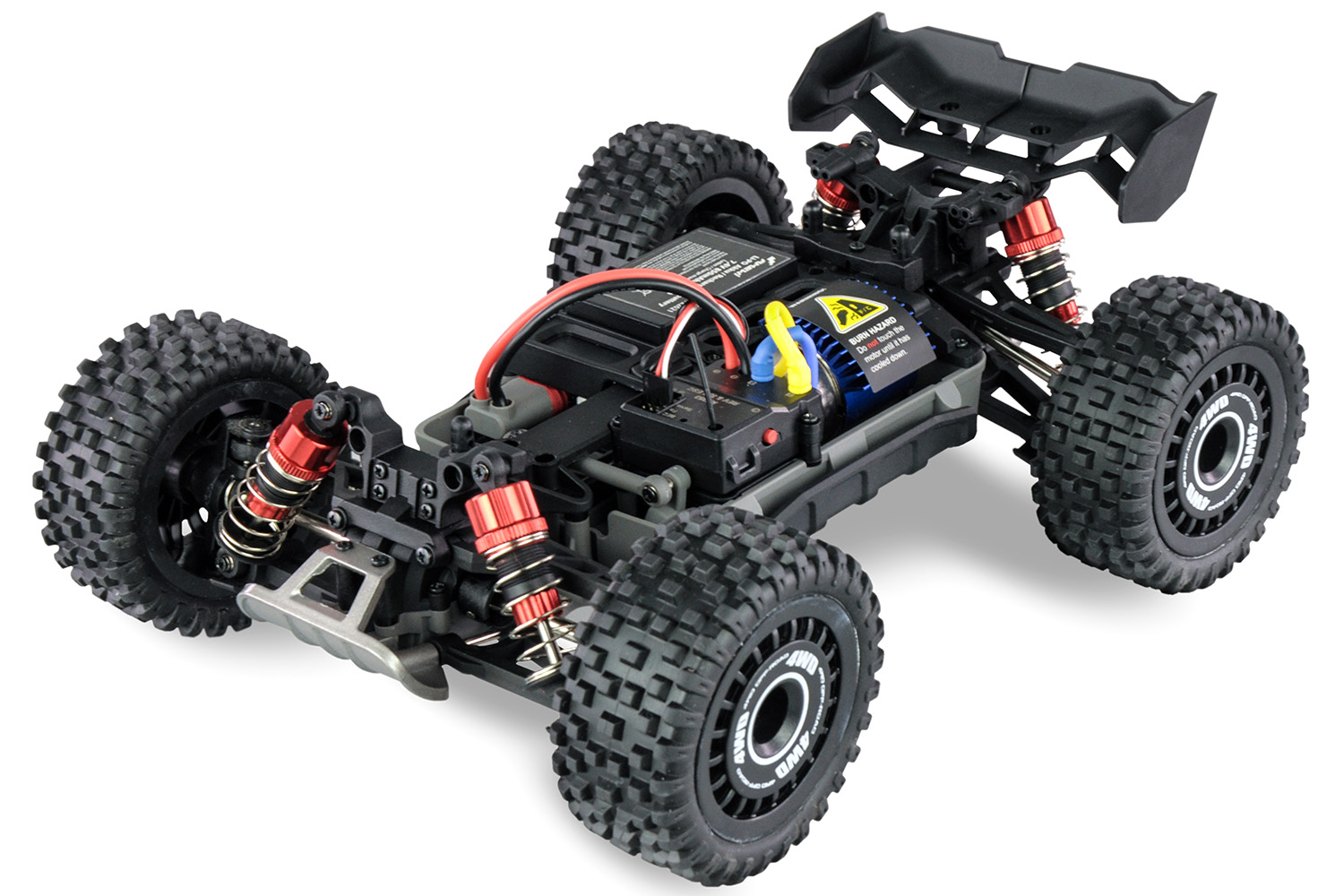 Radiostyrd bil - 1:16 - Hyper GO Buggy 4wd - 2,4Ghz - Röd - RTR