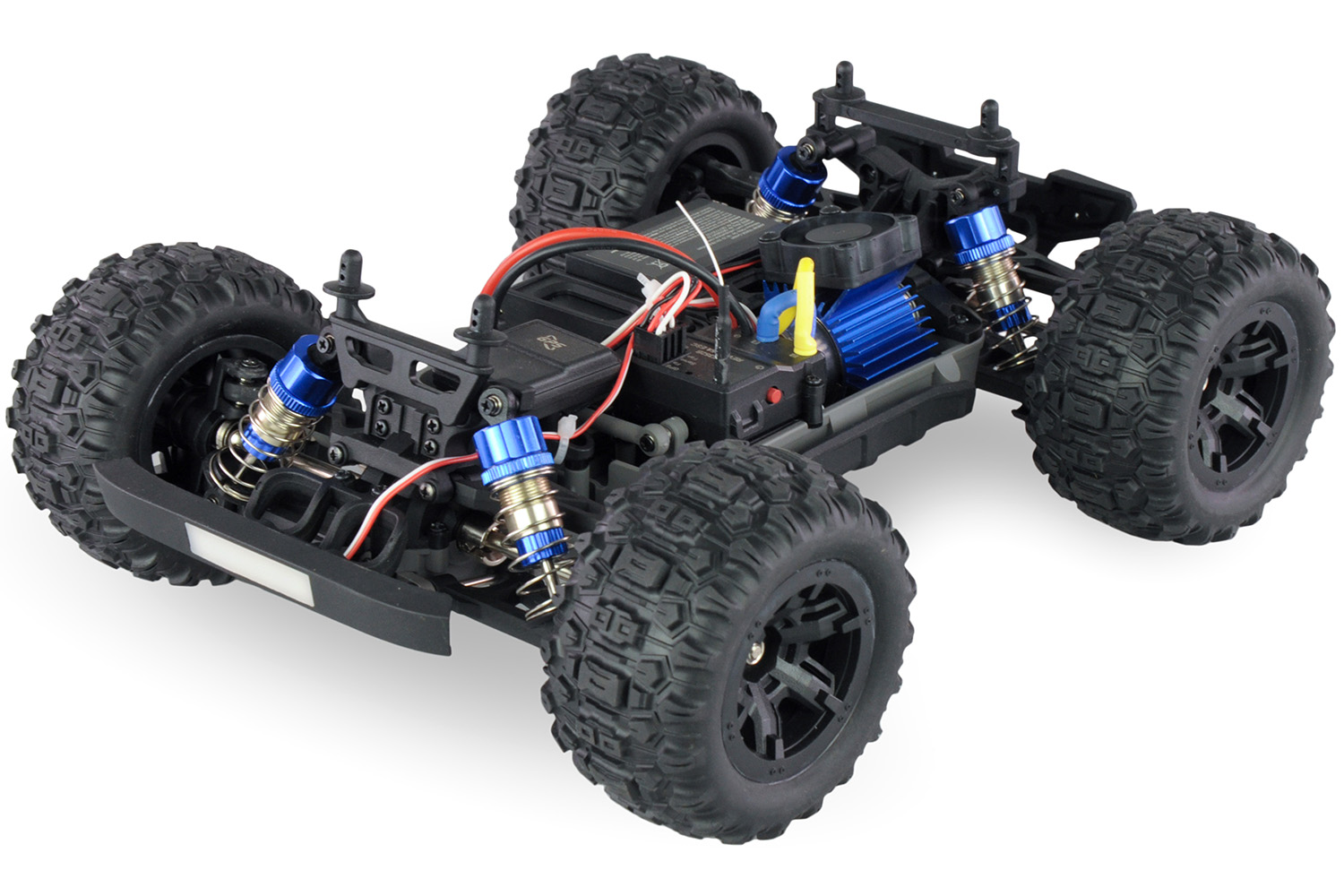 Radiostyrd bil - 1:16 - Hyper GO MT GPS 4wd - 2,4Ghz - Blå - RTR