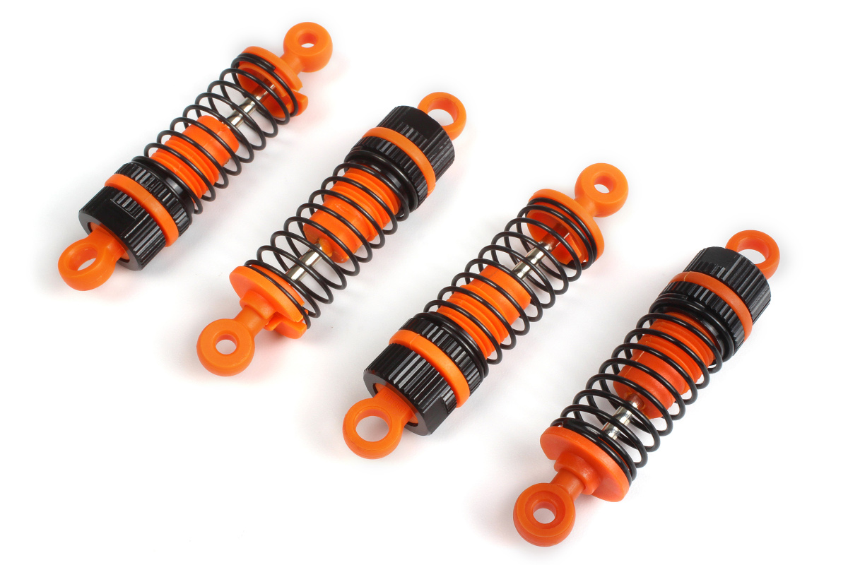 RC Radiostyrt Shock Absorber Set (Orange/4pcs)