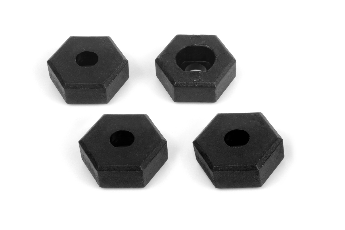 RC Radiostyrt 12mm Wheel Hex Hub Set (4pcs)