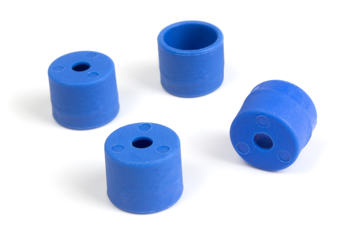 RC Radiostyrt Wheel Washers (Blue/4pcs)