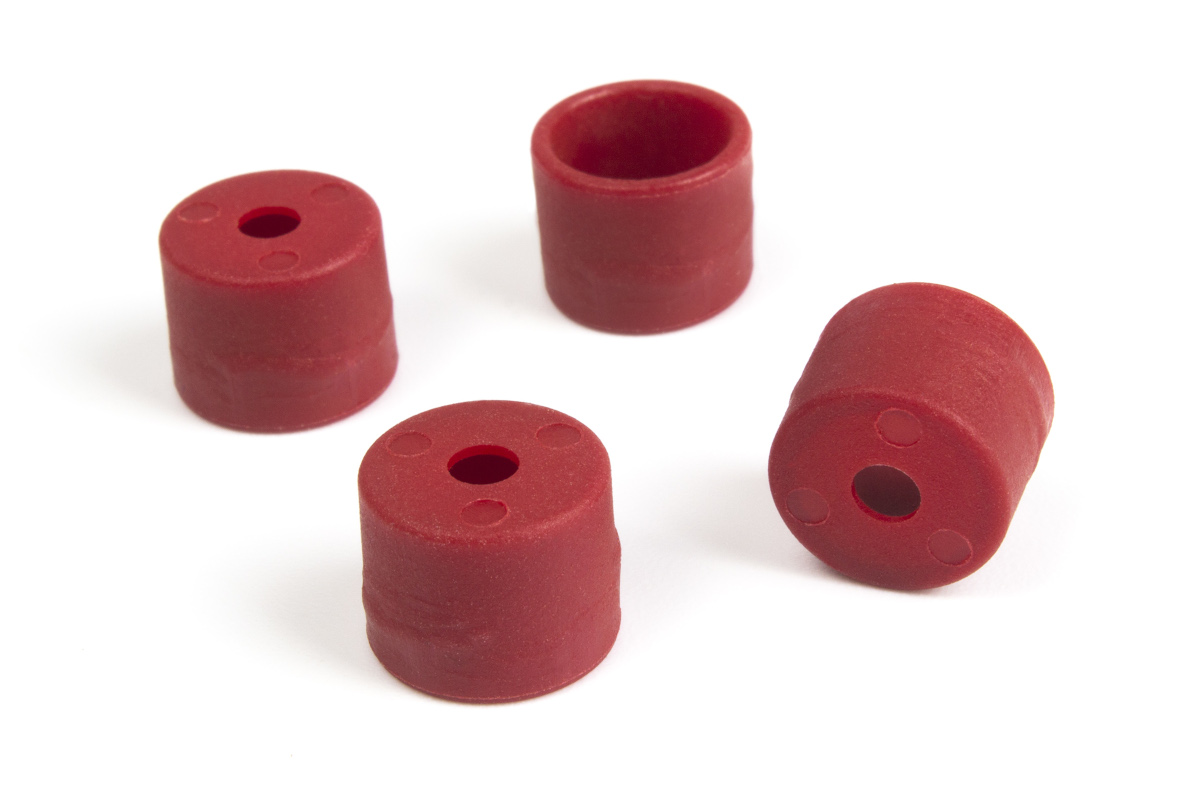 RC Radiostyrt Wheel Washers (Red/4pcs)