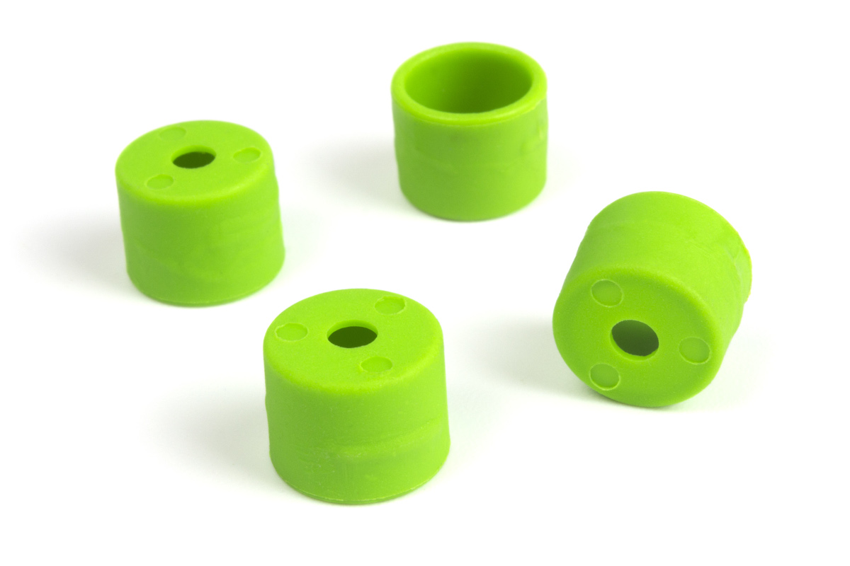 RC Radiostyrt Wheel Washers (Green/4pcs)