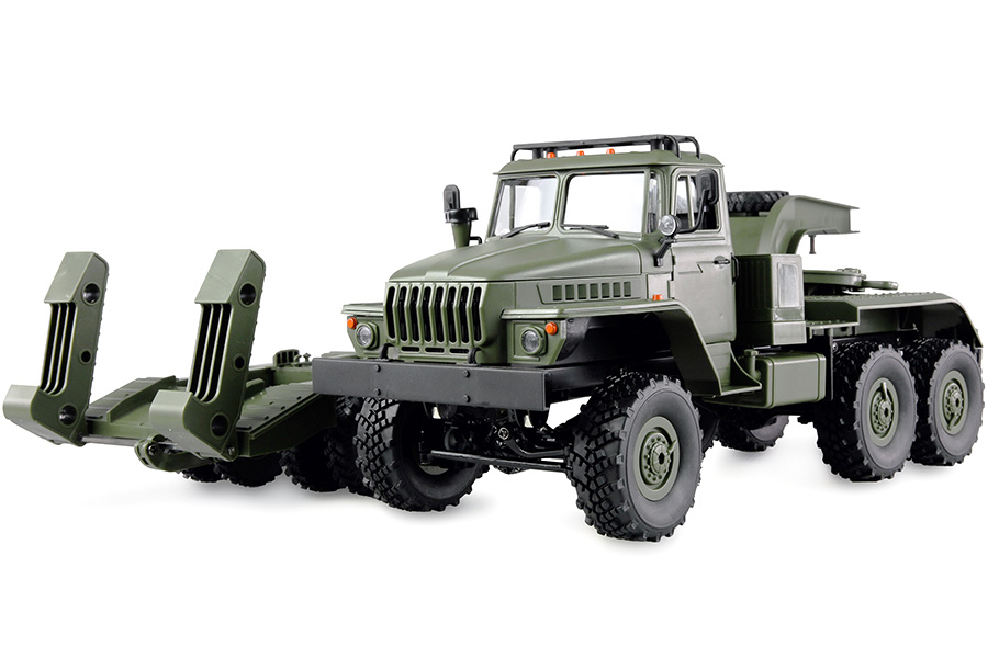 RC Militärlastbil - Ural B36 Lågflak 6WD - 1:16 - 2,4Ghz - RTR