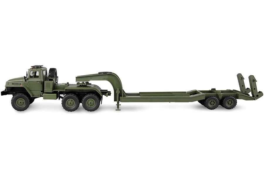 RC Militärlastbil - Ural B36 Lågflak 6WD - 1:16 - 2,4Ghz - RTR
