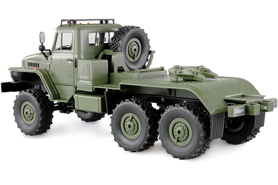 RC Militärlastbil - Ural B36 Lågflak 6WD - 1:16 - 2,4Ghz - RTR