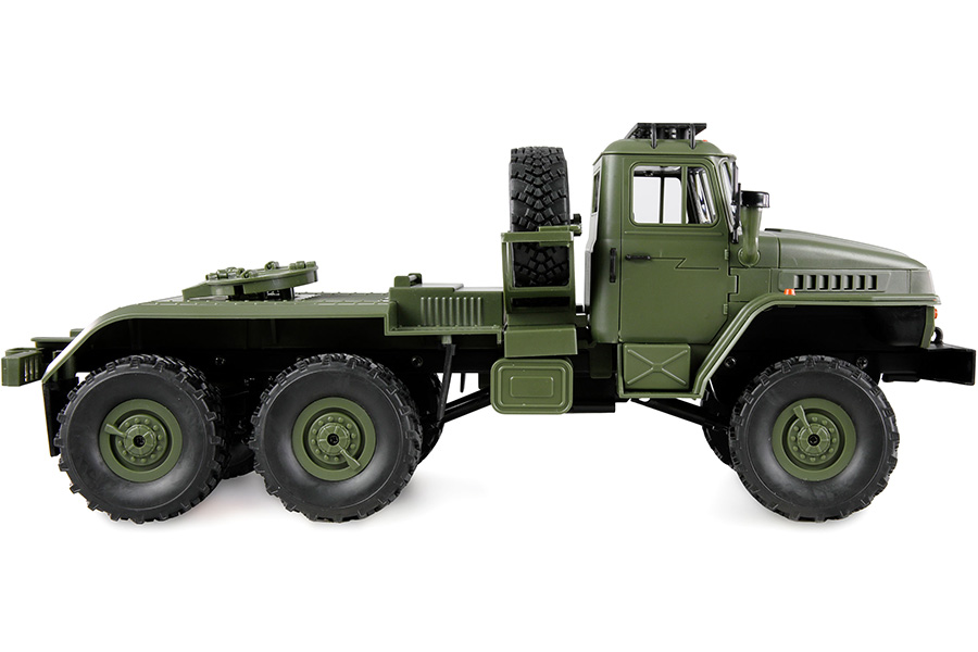 RC Militärlastbil - Ural B36 Lågflak 6WD - 1:16 - 2,4Ghz - RTR