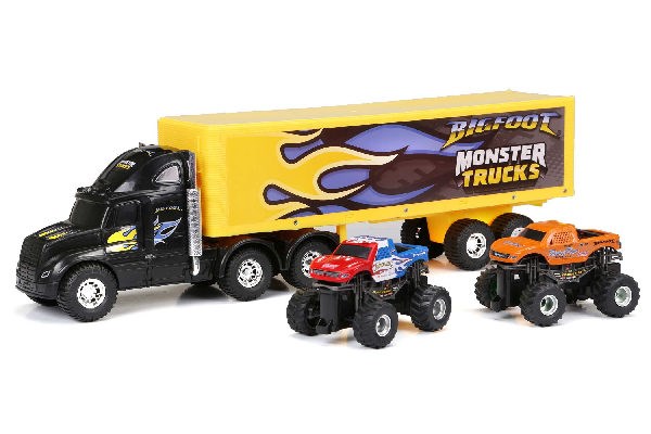 RC Radiostyrt RC Lastbil o Bilar - Monster Truck Hauler - 1:43 - RTR