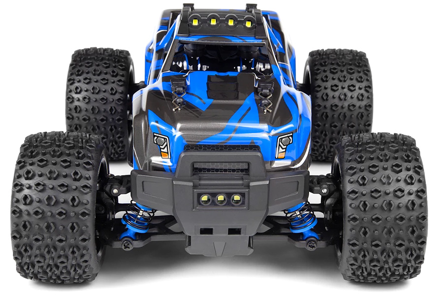 Radiostyrd bil - Maverick RC Atom AT1 Blue 4WD - 1:18 - 2,4Ghz - RTR