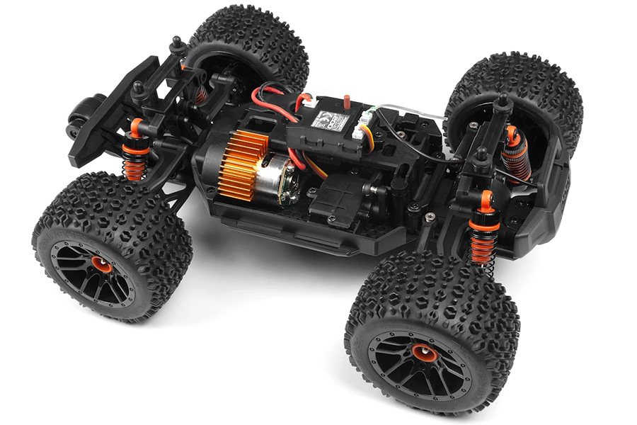 Radiostyrd bil - Maverick RC Atom AT1 Orange 4WD - 1:18 - 2,4Ghz - RTR