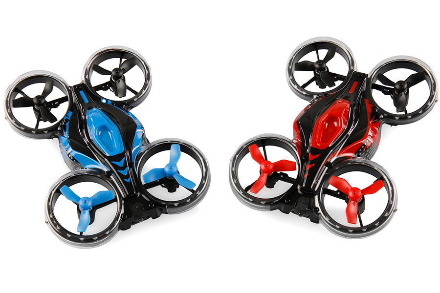 Radiostyrda Drönare - FightStar Battledrones - Red/Blue - 2,4Ghz - RTF