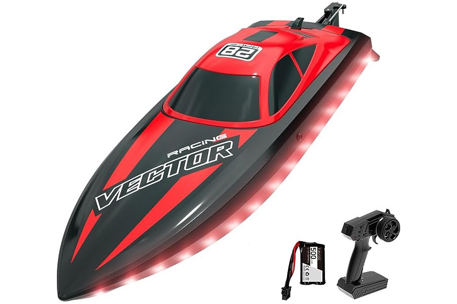 Radiostyrd båt - Vector Lumen - Red - 2,4Ghz - RTR