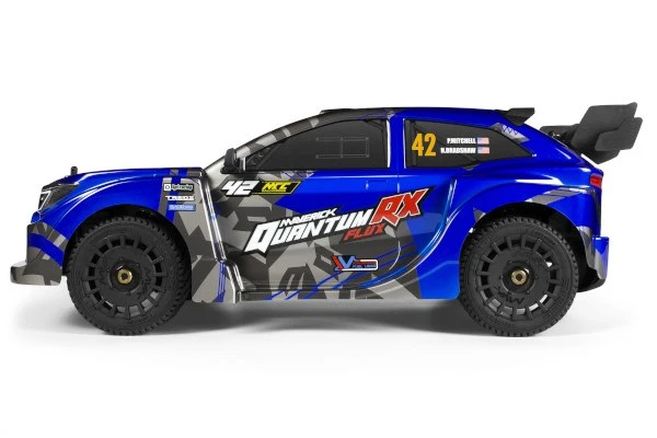 RC bil - 1:8 - QuantumRX Flux 4S Rally Car BL - Blå - 4WD - 2,4Ghz - ARTR