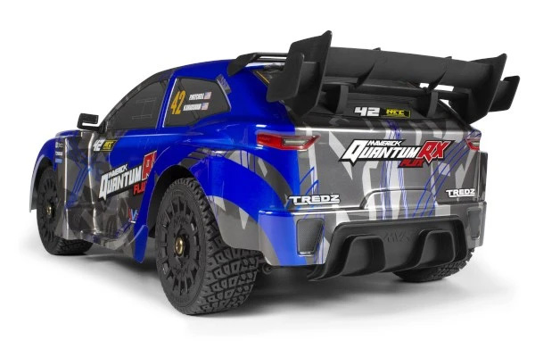 RC bil - 1:8 - QuantumRX Flux 4S Rally Car BL - Blå - 4WD - 2,4Ghz - ARTR