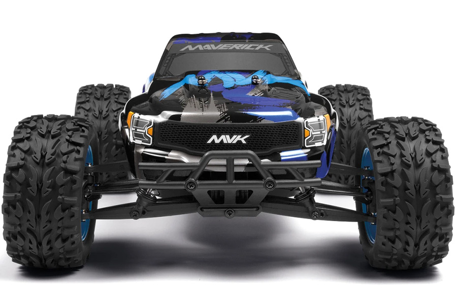 Radiostyrda bilar - 1:10 - Maverick Phantom MT 4wd - 2,4Ghz - Blå - RTR