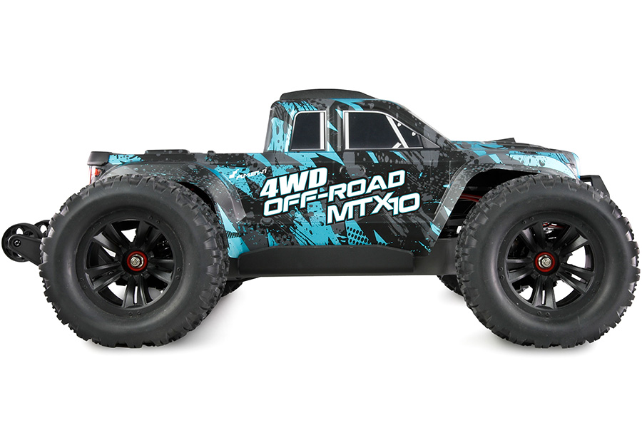 RC bilar - 1:10 - Hyper GO MTX10 BL 4S - 4WD - 2,4Ghz - Svart Blå - ARTR