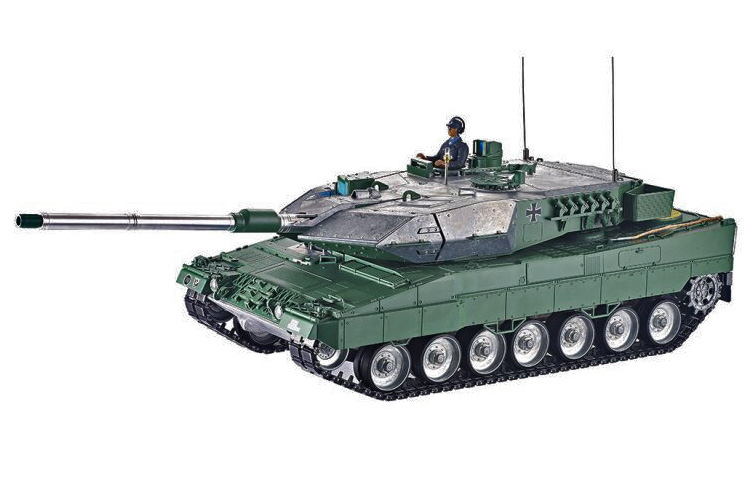 1:16 - Leopard 2A6 - Torro Pro Olackad METALL BB - 2,4Ghz - RTR