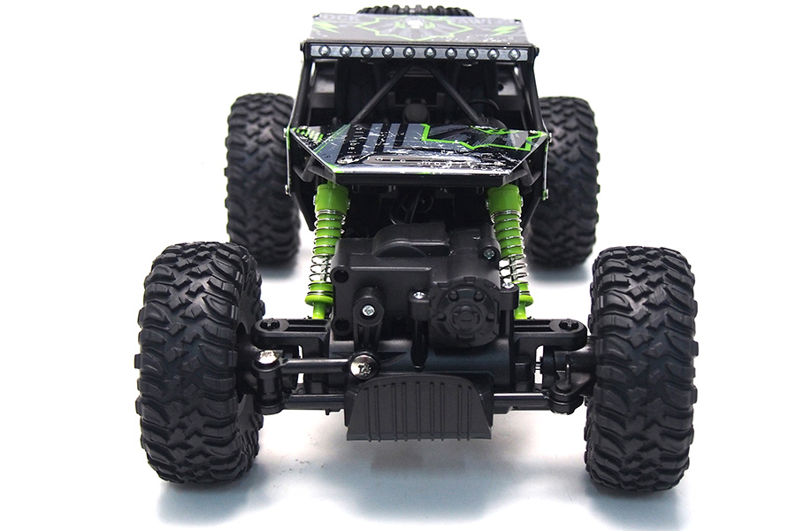 Radiostyrd crawler - 1:18 - Conqueror Rock Crawler Green- 2,4Ghz - RTR