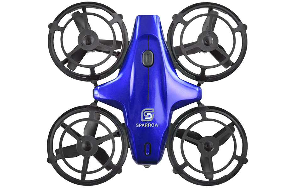 Radiostyrd Dron - Blue Sparrow - 2,4Ghz - RTF