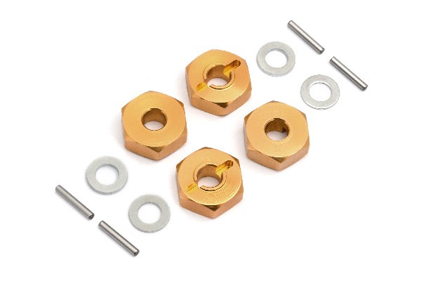 RC Radiostyrt 14mm Wheel Hex Hub Set (4pcs)