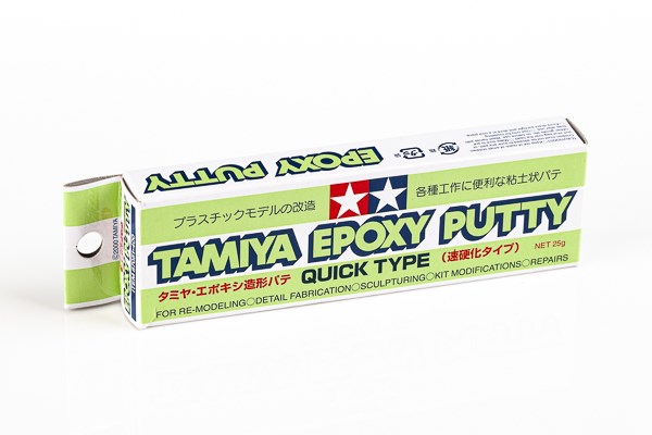 RC Radiostyrt TAMIYA Epoxy Putty Quick Type (25g)