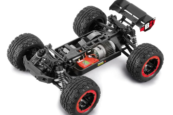 Radiostyrd bil - Slyder ST 4WD Red - 1:16 - 2,4Ghz - RTR