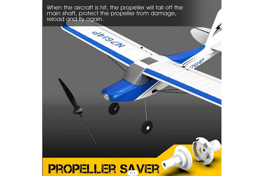 Radiostyrt flygplan - Sport Cub 500 BL - 2,4Ghz - Blå - SRTF