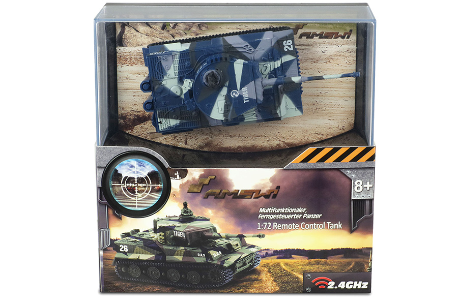 Thumbnail 654 fr Radiostyrd stridsvagn - 1:72 - Tiger I - 2,4GHz - RTR