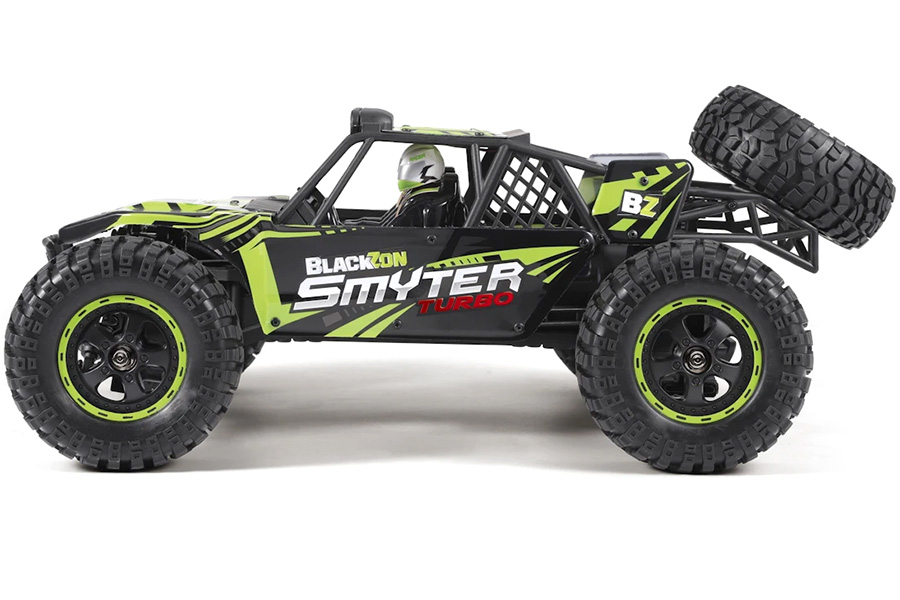 Thumbnail 654 för Radiostyrd bil - Smyter DB Turbo 4WD Green - 1:12 - RTR