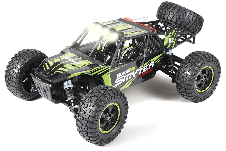 Thumbnail 654 för Radiostyrd bil - Smyter DB Turbo 4WD Green - 1:12 - RTR