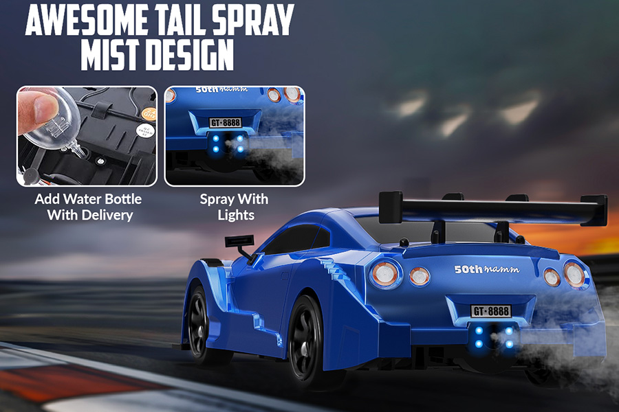 Thumbnail 654 för Radiostyrd bil - Drift Car SC16A02 - 1:16 - RTR