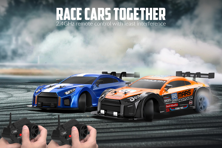 Thumbnail 654 för Radiostyrd bil - Drift Car SC16A02 - 1:16 - RTR