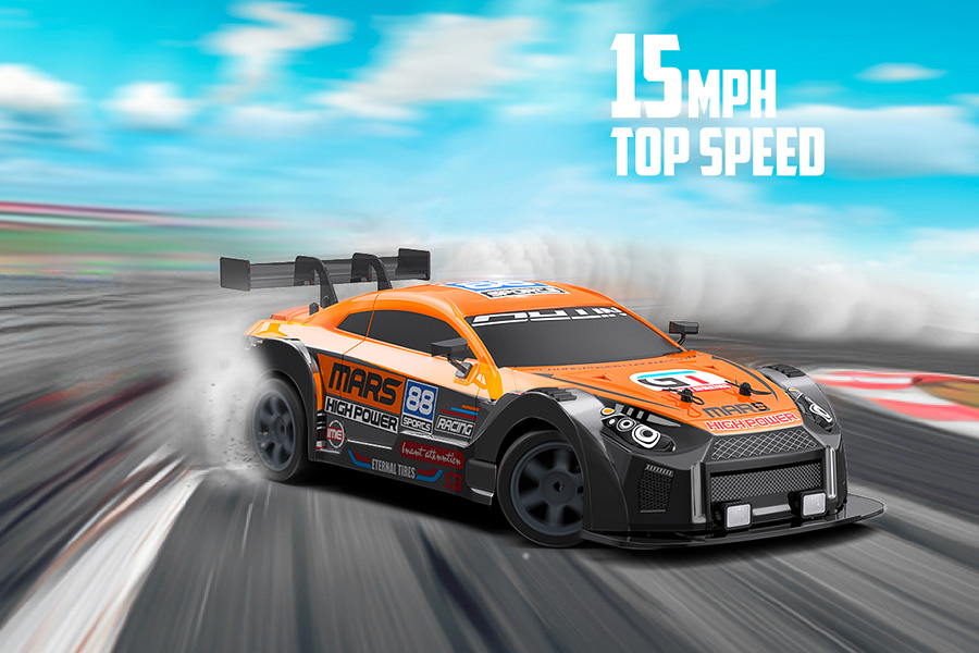 Thumbnail 654 för Radiostyrd bil - Drift Car SC16A06 - 1:16 - RTR